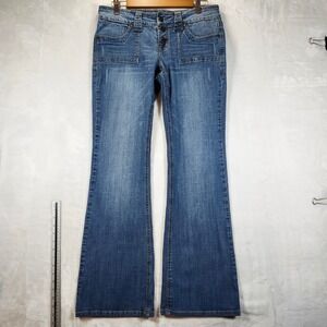 HYDRAULIC Womens Jeans Bootcut Flare Blue Denim Style 32/2 Size 9/10